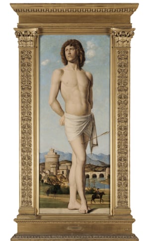 Saint Sebastian, 1500-02, by Cima da Conegliano.