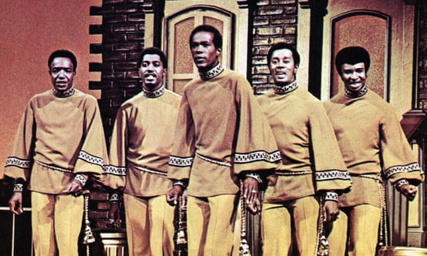 The Temptations: Paul Williams, Otis Williams, Eddie Kendricks, Melvin Franklin and Dennis Edwards (Photo by GAB Archive/Redferns)