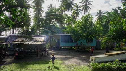 Some families have started a new life on Bougainville after moving from Toruar.