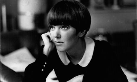 Mary Quant in her Chelsea flat, 1965.