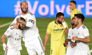 Real Madrid Win La Liga Title After Beating Villarreal As It Happened Football The Guardian