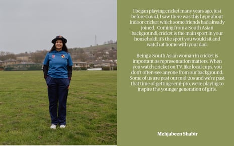 Mehjabeen Shabir of Bradford Park Avenue Ladies Cricket Club.