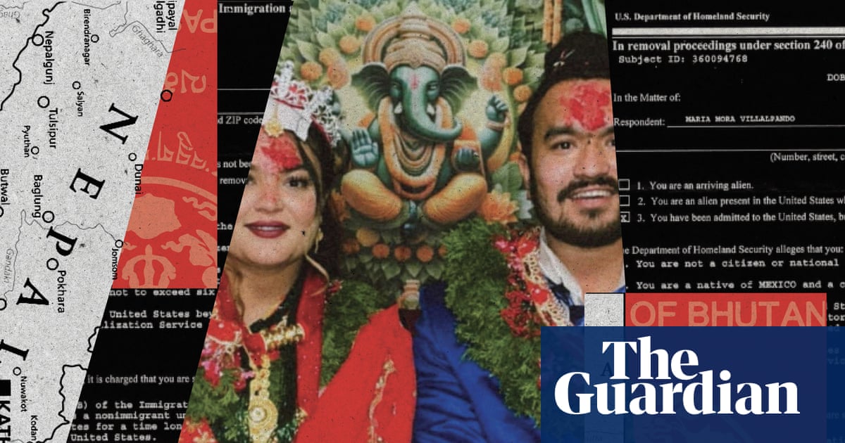 ‘I feel like a ghost’: new father deported by ICE to Bhutan that exiled his family
