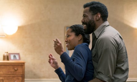 ‘They know: “Oh, Colman will help add to our sets, not just as an artist, but as a human being”’ … Regina King and Domingo in If Beale Street Could Talk.