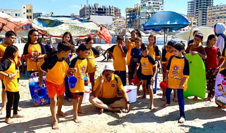 Gaza Nippers children on the beach in Gaza, 25 September 2026