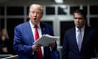 Trump hush-money trial: Michael Cohen could begin testifying on Monday, reports say – live