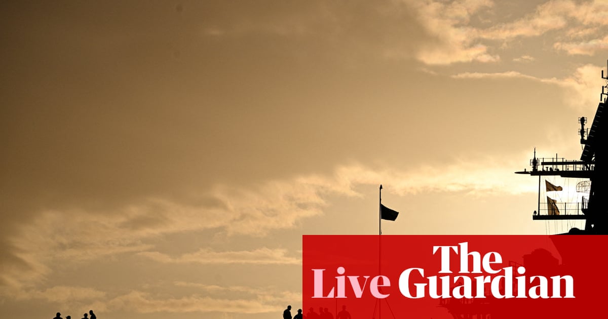 Venezuela condemns ‘warmongering threats’ as Trump orders oil blockade – US politics live