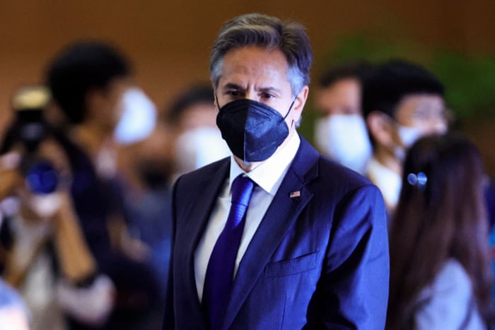 US secretary of state Antony Blinken seen during the ASEAN foreign ministers meeting in Phnom Penh, Cambodia.