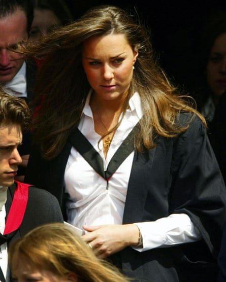 Kate Middleton in graduation gown