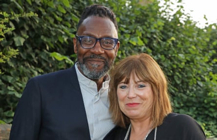 Lenny Henry with his partner Lisa Makin at the ATG Summer Party at Kensington Palace on September 6, 2021 in London, England.