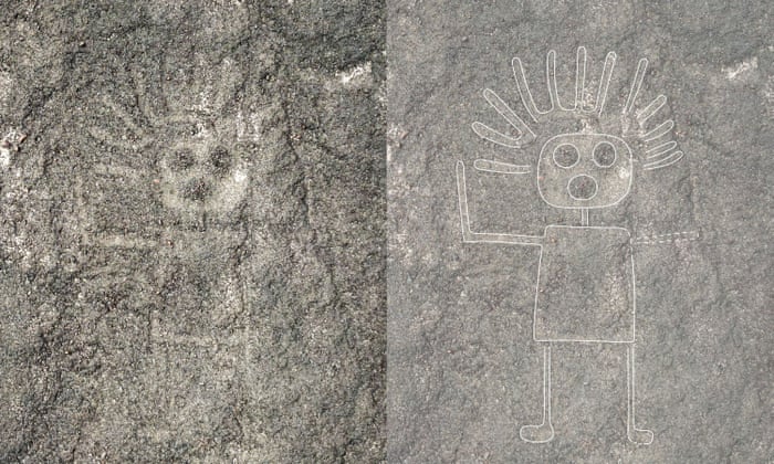 Archaeologists use AI to discover 303 unknown geoglyphs near Nazca Lines | Peru | The Guardian