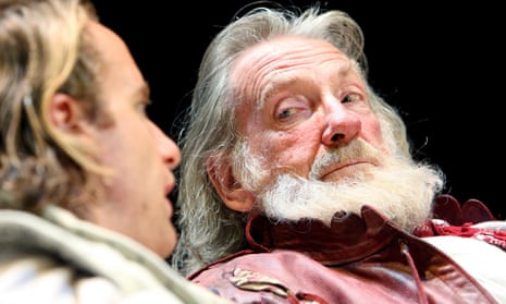 Geoffrey Streatfeild as Prince Harry and David Warner as Sir John Falstaff in Henry IV, Part 1, in Stratford-upon-Avon in 2007.