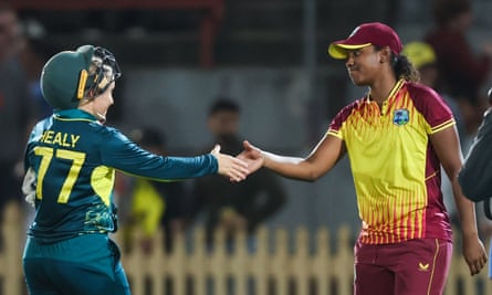 Australia fall to West Indies after greatest women's T20 chase of all time  | Australia women's cricket team | The Guardian