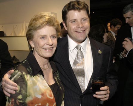 Astin with his mother, Patty Duke, in 2004.