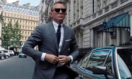 Daniel Craig in No Time to Die, the James Bond film for which Billie Eilish has recorded the theme song.