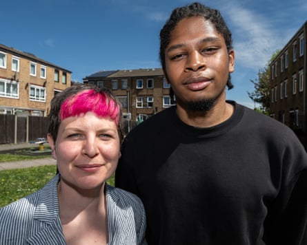 Green party mayoral and deputy mayoral candidates for Hackney, Zoe Garbett and Dylan Law