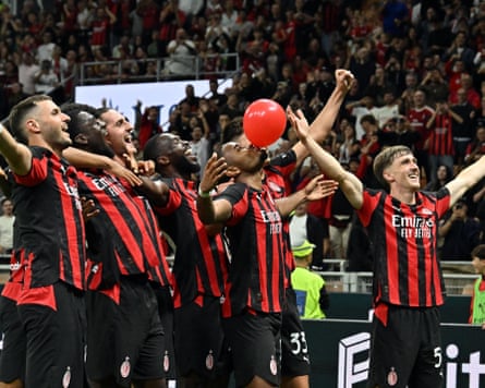 Christopher Nkunku brought out a red balloon for his trademark celebration.