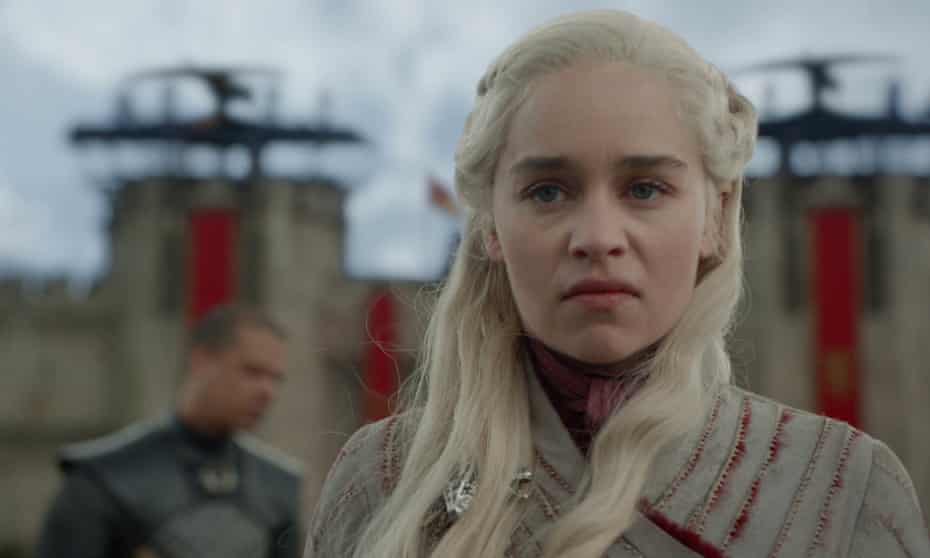 Game of Thrones’ Daenerys Targaryen: in need of caffeine? HBO confirmed the coffee cup was “a mistake”, but said it wasn’t from Starbucks.