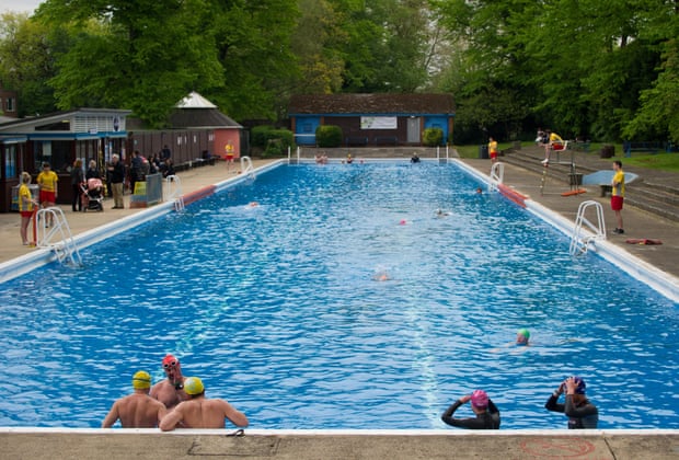 Jesus Green lido, Cambridge.