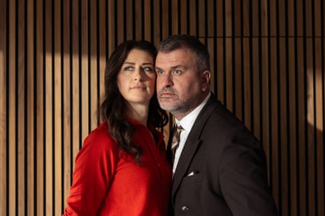 Jon and Laura McClure of the rock band Reverend and the Makers at their family home in Sheffield