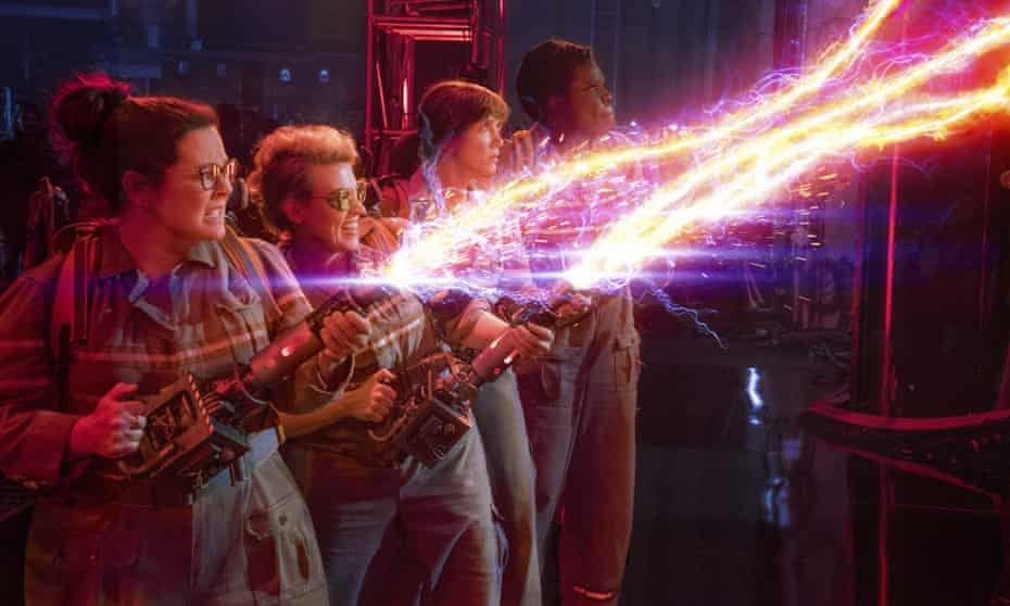 The new, all-female Ghostbusters.