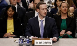 Mark Zuckerberg testifies at a joint Senate commerce and judiciary committee hearing in Washington DC on 10 April. 3000.jpg?width=300&quality=85&auto=forma