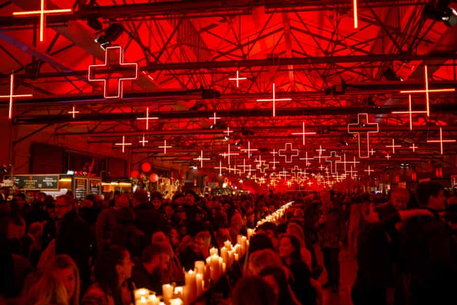‘Have you been there with a lantern?’: how Australians embrace the winter solstice | Australia holidays 1 The city of Hobart winter feast at Dark Mofo.