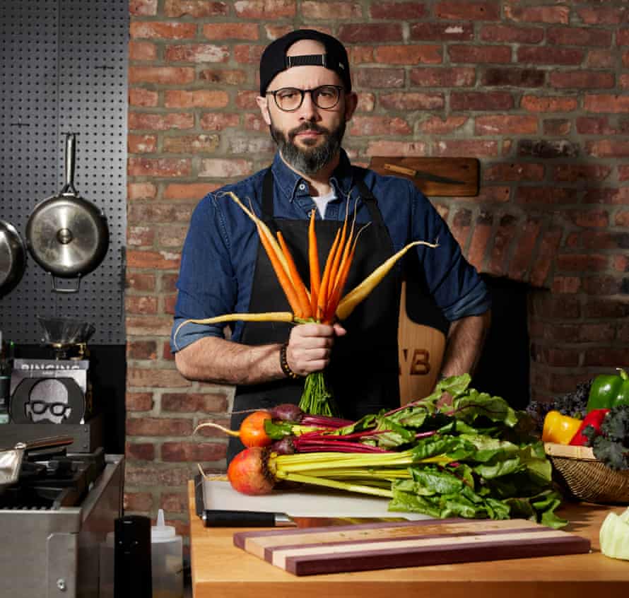 ‘It was my dream job. I bought my dream car. How was I not happy?’: Andrew Rea in his YouTube kitchen at home in New York.