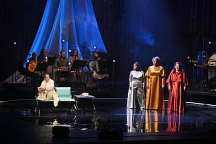 Nadia Amin (left) as Wahab in Oum – A Son’s Quest for His Mother.