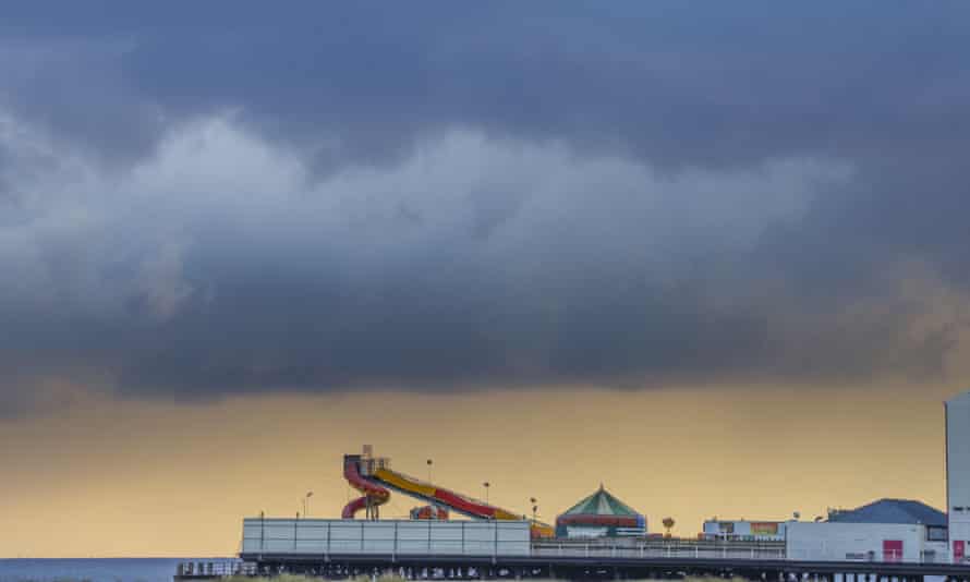 Britannia pier on a moody winter afternoon.