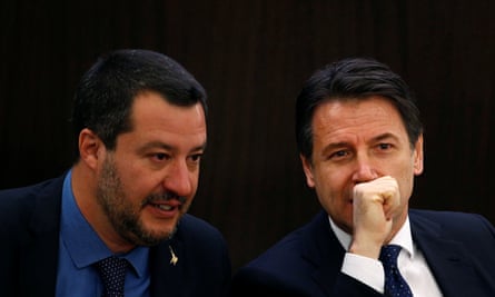 Giuseppe Conte, and his deputy, Matteo Salvini.