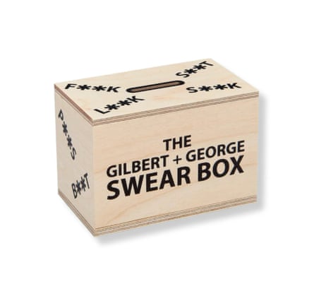 Gilbert & George swear box