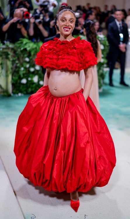 Adwoa Aboah announced her pregnancy on the red carpet