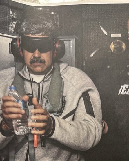 A photograph of Maduro posted by Trump on Truth Social.