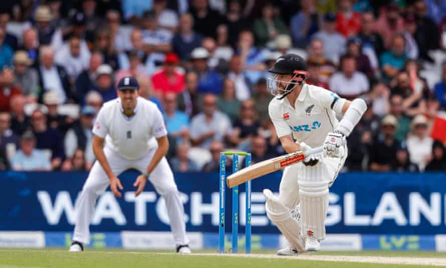 Williamson batting.