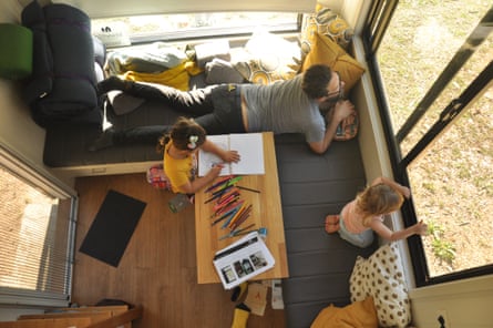 ‘Maybe we should go outside’: the view from the tiny house