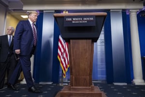 Donald Trump will no longer be appearing at daily White House coronavirus briefings.