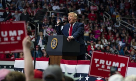 Donald Trump speaks at a rally in March.