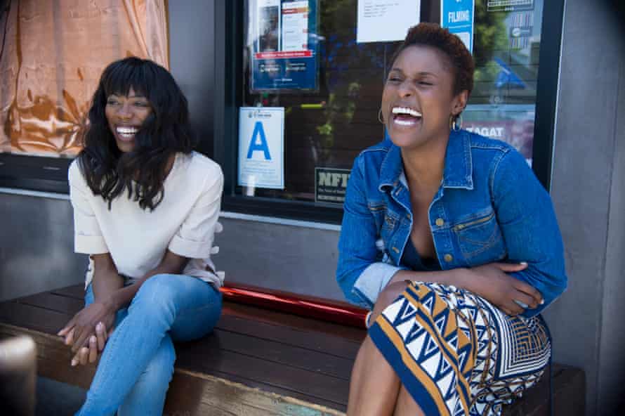 Yvonne Orji and Issa Rae in Insecure.