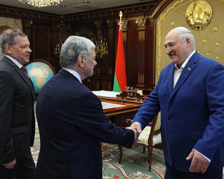 Alexander Lukashenko meets John Coale, deputy special envoy to the US.