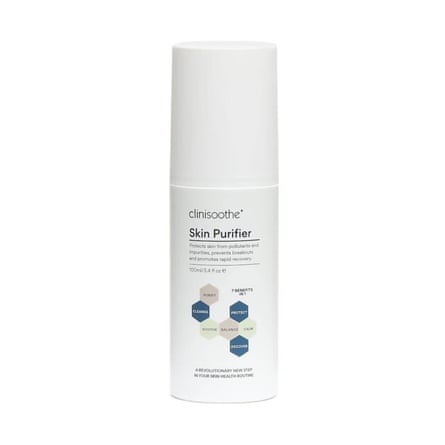 A bottle of CLINISOOTHE Clinisoothe Skin Purifier