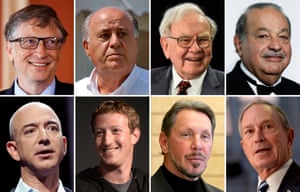 the eight richest people in the world
