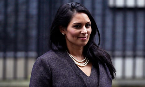 Priti Patel said it would be necessary for businesses to look more to potential British workers, helping them to ‘up their skills and make their skills relevant’. 
