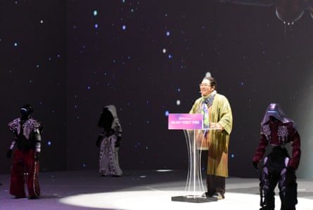 Galaxy’s chief executive Choi Yong-ho at Galaxy Robot Park.