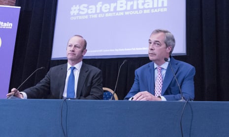 Henry Bolton with Nigel Farage this year.