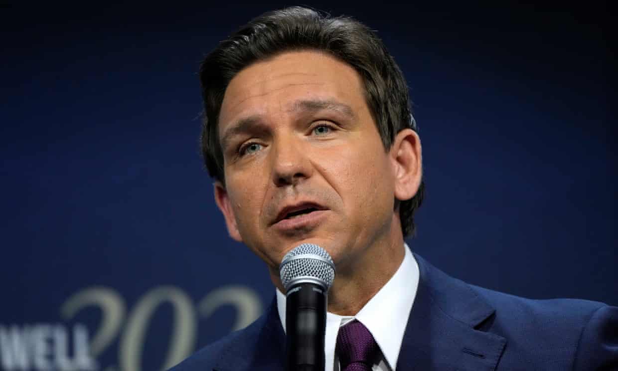 Ron DeSantis uninjured following car accident on way to campaign event (theguardian.com)