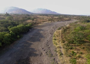 The dry riverbed of the Río Chiquito, Nacaome, Honduras