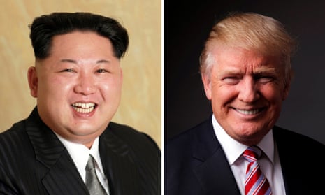 North Korean leader Kim Jong-un and Republican US presidential candidate Donald Trump.