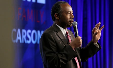Ben Carson. A $31,000 dining set was purchased for housing secretary Carson’s office.