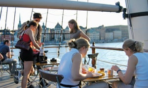 The AF Chapman & Skeppsholmen is a famous hostel on an old sailing vessel